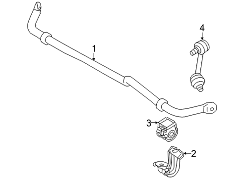 2024 Mitsubishi Outlander Stabilizer Bar & Components