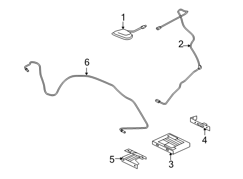2011 Mitsubishi Endeavor Antenna & Radio
