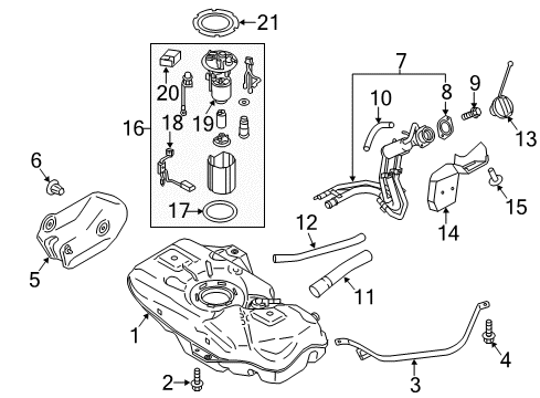2017 Mitsubishi Mirage Fuel Supply