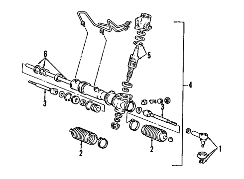 1996 Mitsubishi Mirage P/S Pump & Hoses