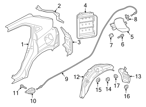 2022 Mitsubishi Eclipse Cross Fuel Door