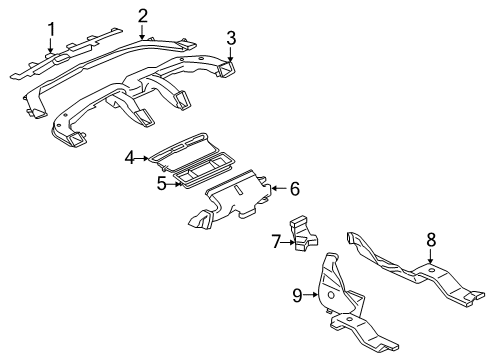 2008 Mitsubishi Lancer Ducts