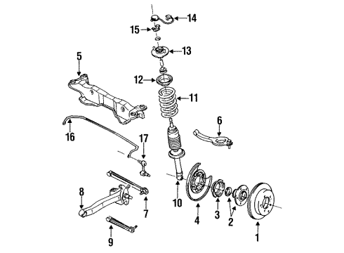 1996 Mitsubishi Diamante Rear Brakes