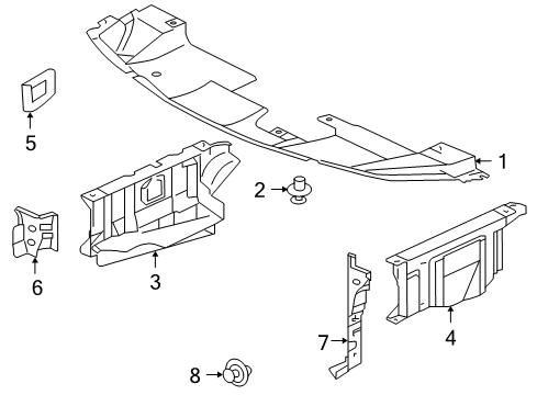 2011 Mitsubishi Endeavor Splash Shields