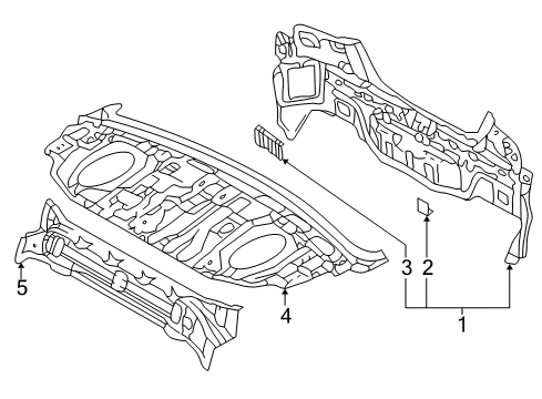 2003 Mitsubishi Galant Rear Body