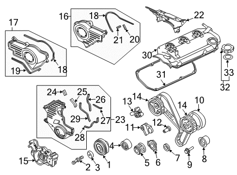 2011 Mitsubishi Endeavor Engine Parts Diagram 3