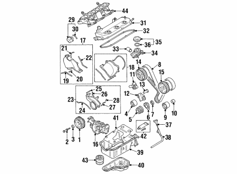2000 Mitsubishi Montero Intake Manifold