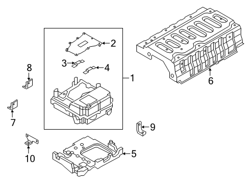 2019 Mitsubishi Outlander PHEV Electrical Components Diagram 7
