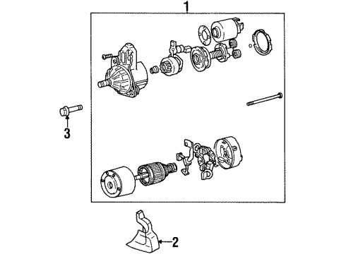 1999 Mitsubishi 3000GT Starter