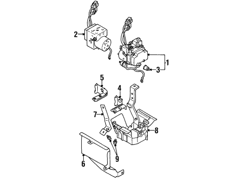 1999 Mitsubishi 3000GT Anti-Lock Brakes