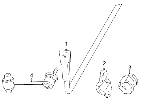 2005 Mitsubishi Outlander Stabilizer Bar & Components