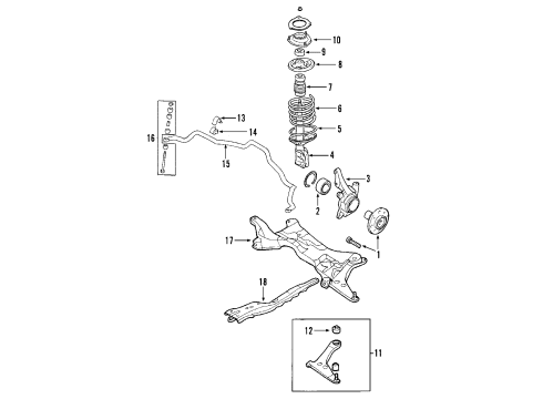 2005 Mitsubishi Outlander Front Suspension