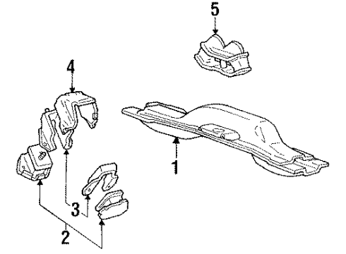 1991 Mitsubishi Mighty Max Engine Mounting Diagram