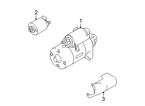 2004 Mitsubishi Montero Sport Starter