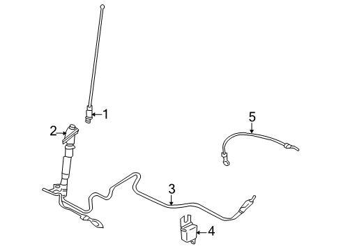 2011 Mitsubishi Endeavor Antenna & Radio Diagram 2