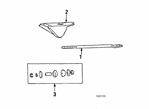 1987 Mitsubishi Starion Front Suspension Components Diagram 2