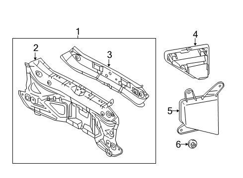 2017 Mitsubishi Mirage Rear Body