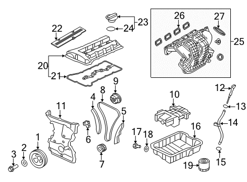 2020 Mitsubishi Outlander Sport Intake Manifold