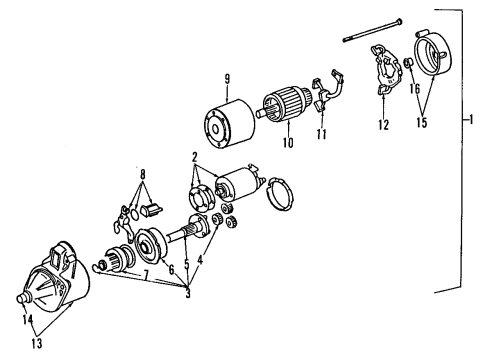 1995 Mitsubishi Expo Starter