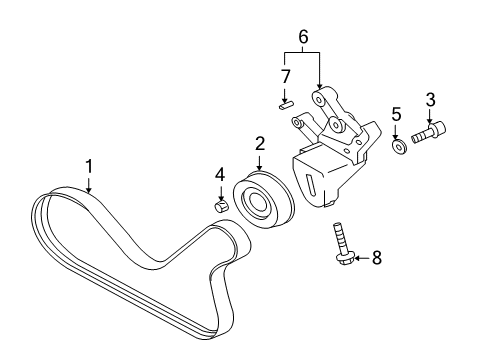 2005 Mitsubishi Endeavor Belts & Pulleys
