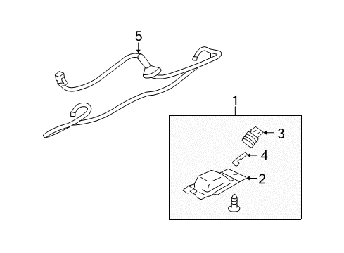 2005 Mitsubishi Endeavor License Lamps