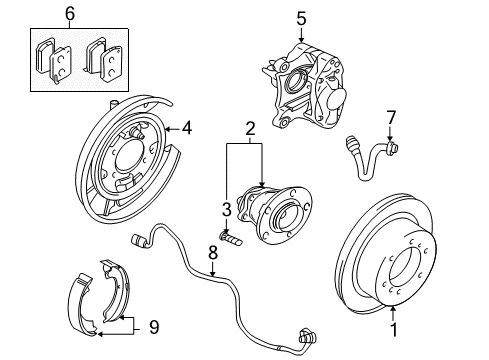 2012 Mitsubishi Lancer Parking Brake