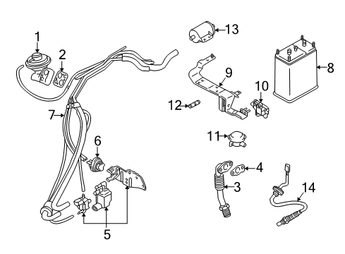 2003 Mitsubishi Galant EGR System