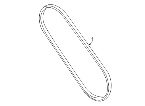 2022 Mitsubishi Outlander PHEV Belts & Pulleys