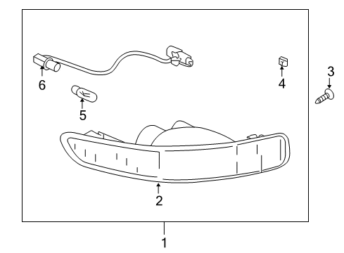 2008 Mitsubishi Outlander Side Marker Lamps
