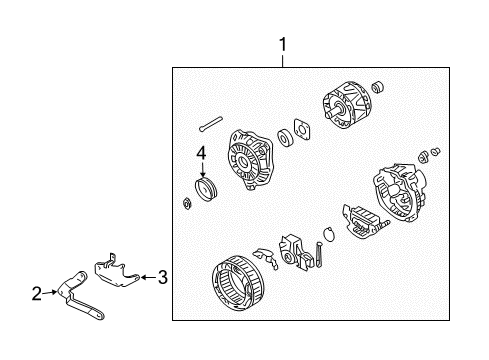 2005 Mitsubishi Lancer Alternator Diagram 3