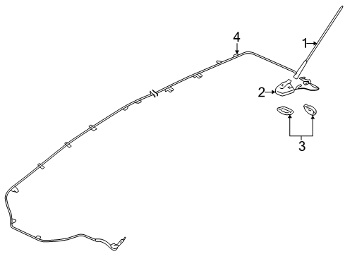 2012 Mitsubishi Outlander Antenna & Radio