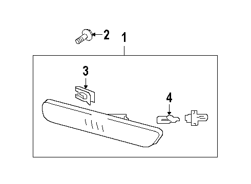 2004 Mitsubishi Diamante Bulbs Diagram 6