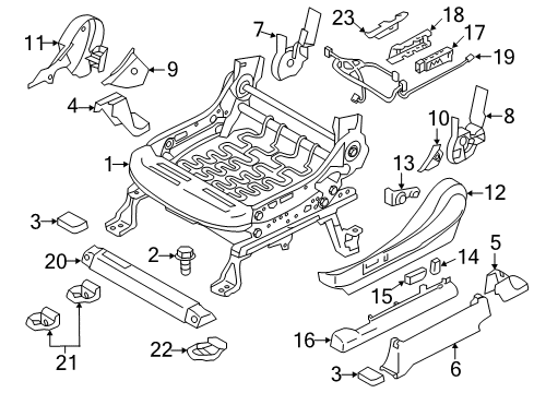 2020 Mitsubishi Outlander Sport Tracks & Components