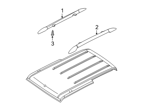 2001 Mitsubishi Montero Roof Rack