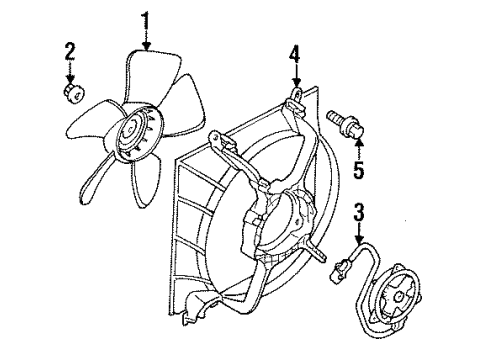 1997 Mitsubishi Eclipse Cooling Fan Diagram