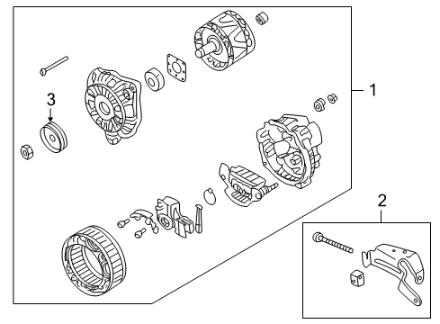 2002 Mitsubishi Lancer Alternator Diagram 2