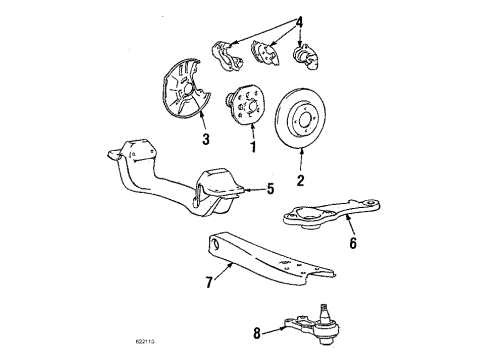 1984 Mitsubishi Starion Front Brakes