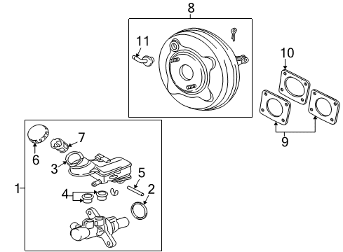 2008 Mitsubishi Lancer Dash Panel Components
