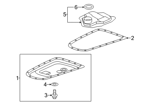2013 Mitsubishi Outlander Sport Transaxle Parts