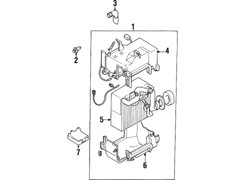 2003 Mitsubishi Diamante Air Conditioner