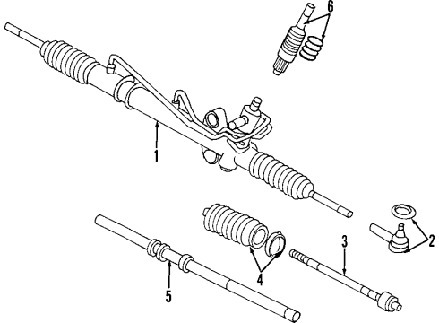 2000 Mitsubishi Diamante P/S Pump & Hoses