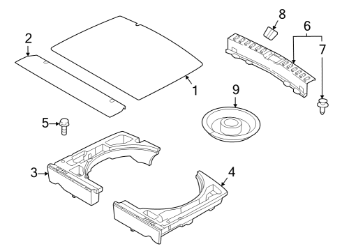 2022 Mitsubishi Eclipse Cross Interior Trim - Rear Body
