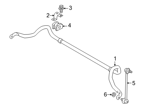 2022 Mitsubishi Outlander PHEV Stabilizer Bar & Components