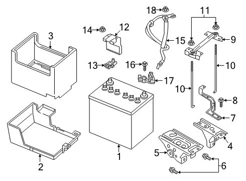 2022 Mitsubishi Eclipse Cross Battery