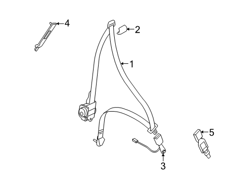 2007 Mitsubishi Eclipse Seat Belt Diagram