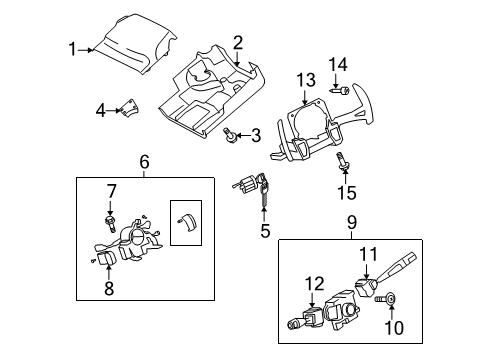 2008 Mitsubishi Outlander Switches