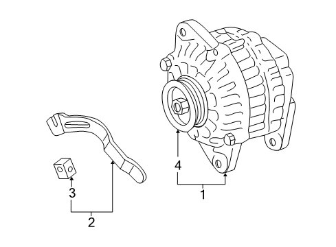 1999 Mitsubishi Montero Sport Alternator Diagram 2