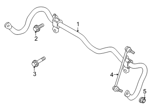 2022 Mitsubishi Outlander Differential Mount Nut Diagram for AX000212