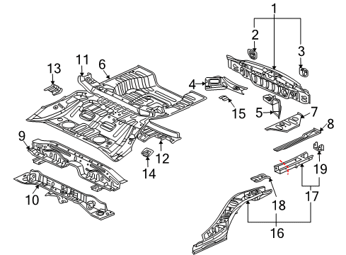 2011 Mitsubishi Endeavor Rear Body