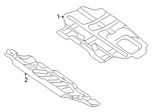 2001 Mitsubishi Montero Splash Shields